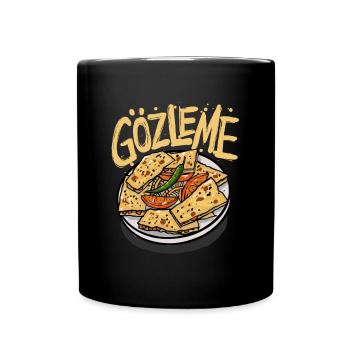 Gözleme Cuisine turque farcie - Mug uni - noir - Devant