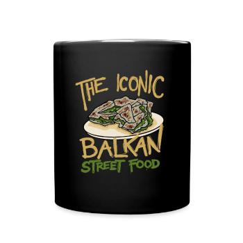 The Iconic Balkan Street Food Balkan - Tasse einfarbig - Schwarz - Vorne