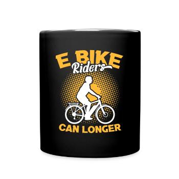 Elektrofahrrad Akku Batterie Fahrrad E-Bike - Tasse einfarbig - Schwarz - Vorne