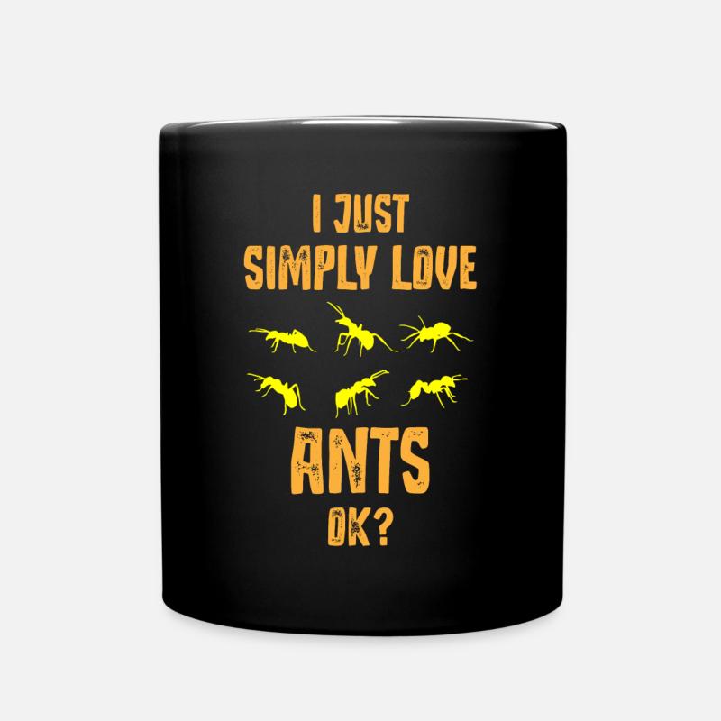 Fourmis, amoureux des fourmis - Mug uni - noir