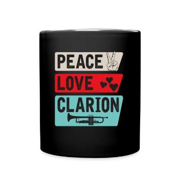 Clarion Instrument de musique Trompette Amateur - Mug uni - noir - Devant