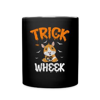 Hamster Trick Or Wheek Spooky Pumpkin - Full Colour Mug - black - Front
