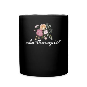 Thérapeute floral - Mug uni - noir - Devant