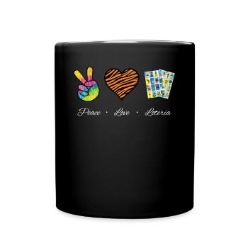 Mexikanisches Bingo, Mexiko-Bingo-Spieler - Tasse einfarbig - Schwarz - Vorne