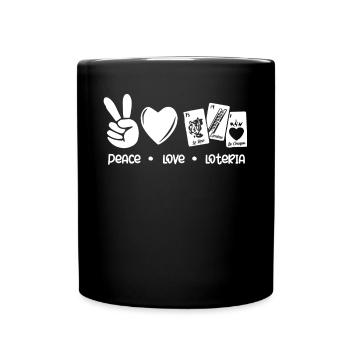 Mexikanisches Bingo, Mexiko-Bingo-Spieler - Tasse einfarbig - Schwarz - Vorne