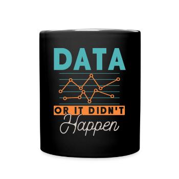 Collecte de données - Thérapeutes analystes comportementaux - Mug uni - noir - Devant