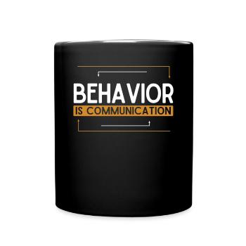 Collecte de données - Thérapeutes analystes comportementaux - Mug uni - noir - Devant