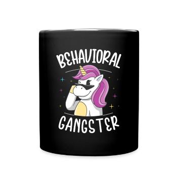 Collecte de données - Thérapeutes analystes comportementaux - Mug uni - noir - Devant