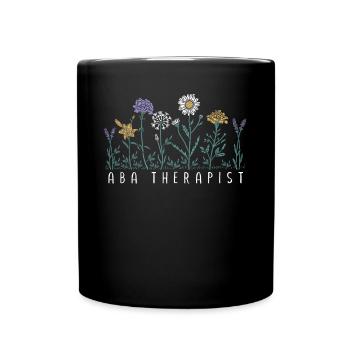 Thérapeute floral - Mug uni - noir - Devant