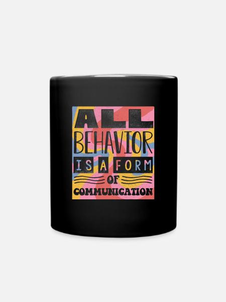 Thérapeute ABA, thérapie ABA, thérapeute, SPEd - Mug uni - noir