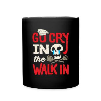 Chef Design, Chef de cuisine Chef culinaire - Mug uni - noir - Devant