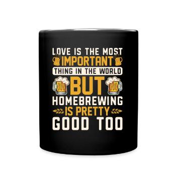 Homebrewing Beer Brewing Alcohol Drinker Alcoholic - Full Colour Mug - black - Front