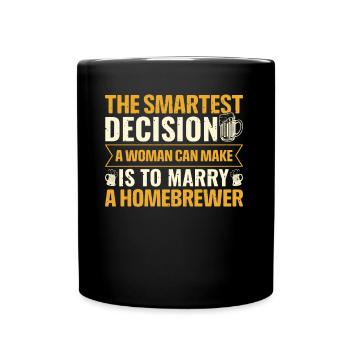 Homebrewing Beer Brewing Alcohol Drinker Alcoholic - Full Colour Mug - black - Front