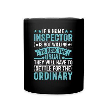 Inspecteur en bâtiment Profession De travailleur Carrière - Mug uni - noir - Devant