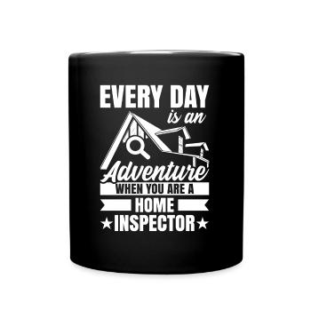 Inspecteur en bâtiment Profession De travailleur Carrière - Mug uni - noir - Devant