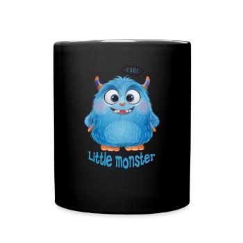 Little Monster Cool Halloween Suit for Boys - Full Colour Mug - black - Front