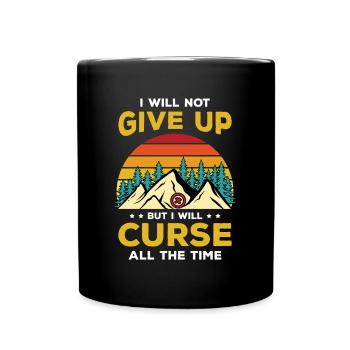 Schnitzeljagd Geocacher Abenteuer Geocaching - Tasse einfarbig - Schwarz - Vorne
