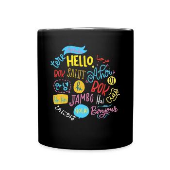 Haben Sie Den Tag, Den Sie Verdienen, Motivierend - Tasse einfarbig - Schwarz - Vorne