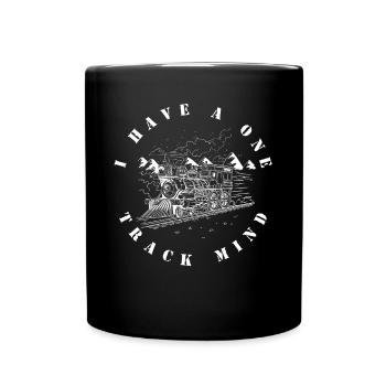 J’ai un à sens unique, je forme des passionnés - Mug uni - noir - Devant