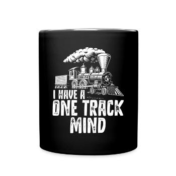 J’ai un à sens unique, je forme des passionnés - Mug uni - noir - Devant