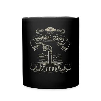 Submarine Service Veteran - Tasse einfarbig - Schwarz - Vorne