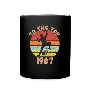 Anniversaire Escalade Bouldering depuis mai 1967 - Mug uni - noir - Devant