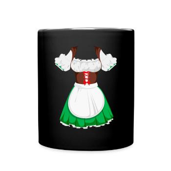 Beer Festival in Germany Women's Suit Dirndl - Full Colour Mug - black - Front