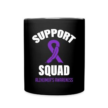 Alzheimer Awareness Squad - Tasse einfarbig - Schwarz - Vorne