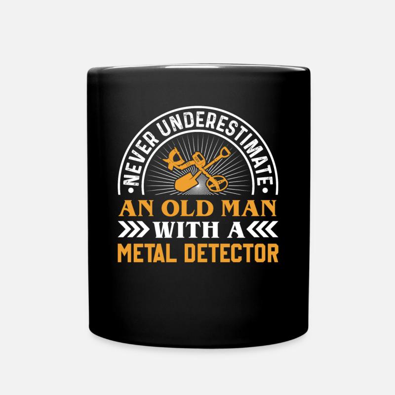 Détection de métaux, détecteur de métaux - Mug uni - noir
