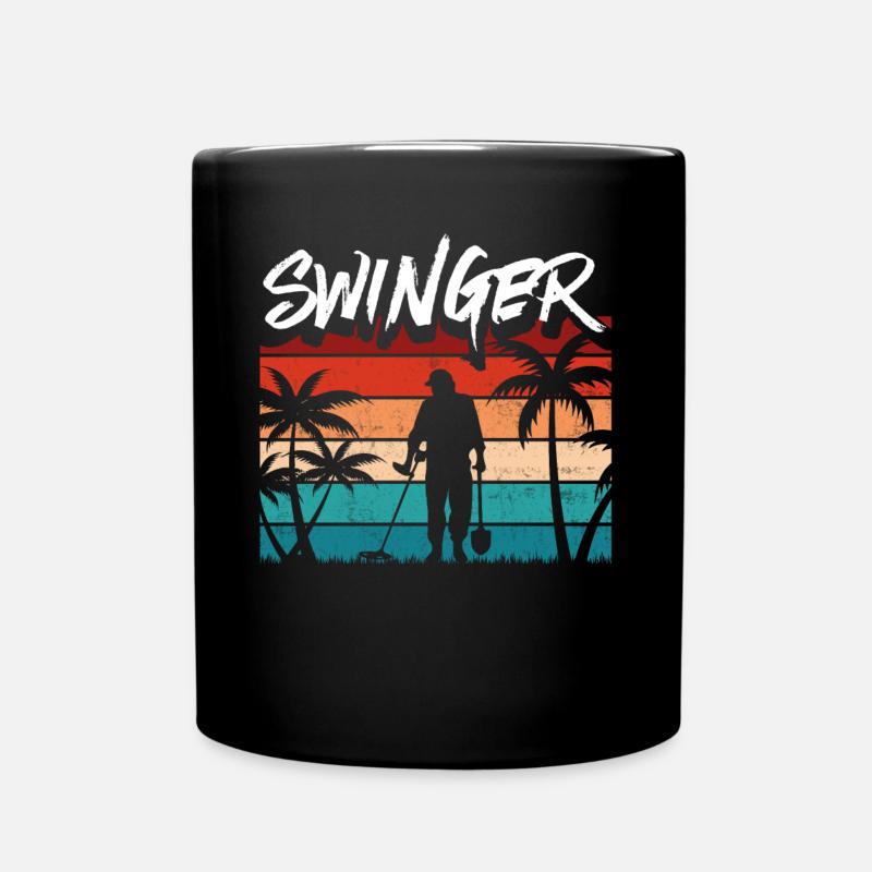 Détection de métaux, détecteur de métaux - Mug uni - noir