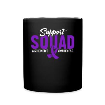 Alzheimer Awareness Squad - Tasse einfarbig - Schwarz - Vorne