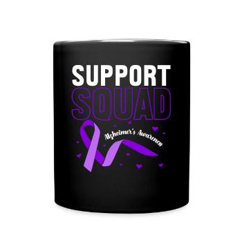 Alzheimer Awareness Squad - Tasse einfarbig - Schwarz - Vorne