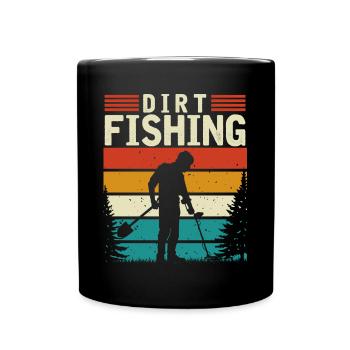 Détection de métaux, détecteur de métaux - Mug uni - noir - Devant