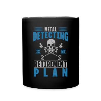 Détection de métaux, détecteur de métaux - Mug uni - noir - Devant