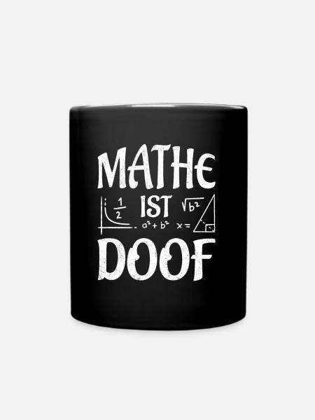 Les mathématiques sont stupides La conception mathématique - Mug uni - noir