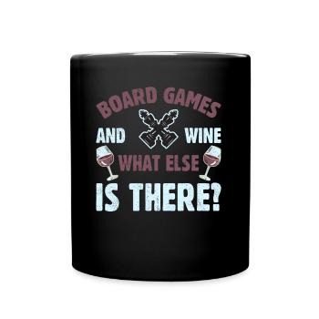 Jeux de société et bière Qu’y a-t-il d’autre aux échecs - Mug uni - noir - Devant