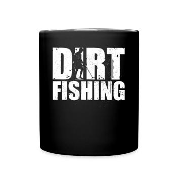 Strand Gefunden, Metalldetektor, Sondengänger - Tasse einfarbig - Schwarz - Vorne