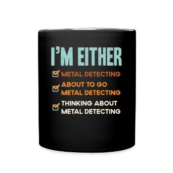 Flower whispering, gardener, flowers - Full Colour Mug - black - Front