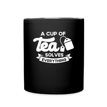 Buveur de thé Tea Lover Gift Tea - Mug uni - noir - Devant