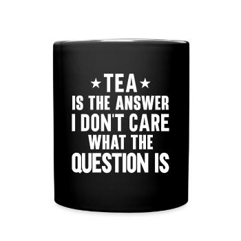 Buveur de thé Tea Lover Gift Tea - Mug uni - noir - Devant
