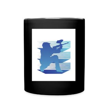 Geometry Paintball - Full Colour Mug - black - Front