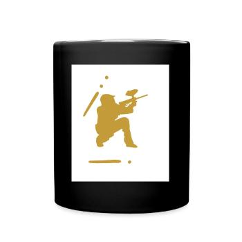 Geometry Paintball - Full Colour Mug - black - Front