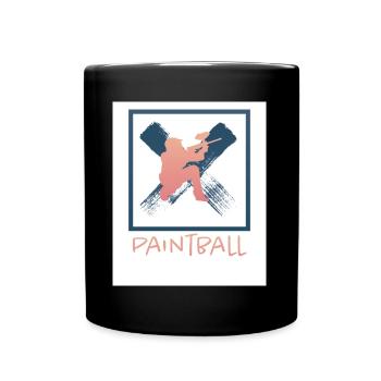 Grunge Paintball - Full Colour Mug - black - Front