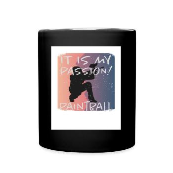 Grunge Paintball - Full Colour Mug - black - Front