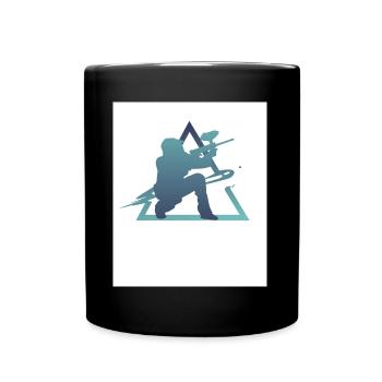 Geometry Paintball - Full Colour Mug - black - Front