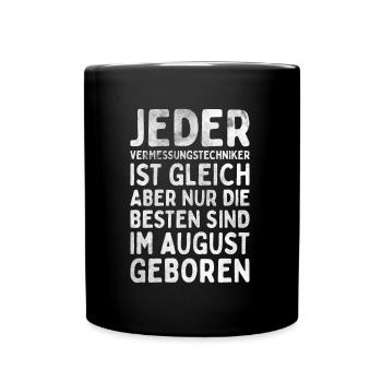 Vermessungstechniker Landvermesser Tolle - Tasse einfarbig - Schwarz - Vorne