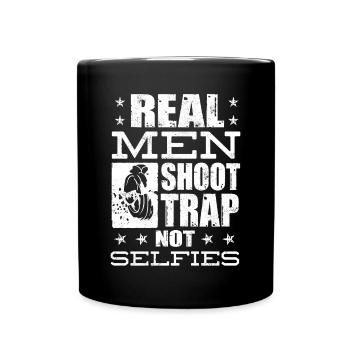 Old Man Shoots , Shooting - Full Colour Mug - black - Front