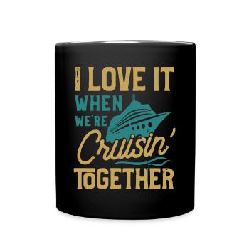 J’adore quand nous étions en croisade ensemble - Mug uni - noir - Devant