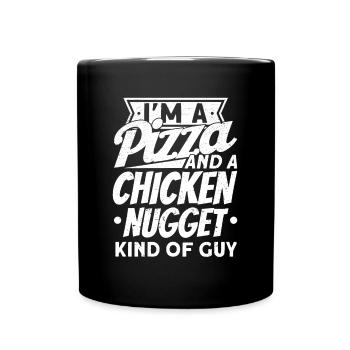 Pizza Food Pizzeria Pizza slice Pizza maker - Full Colour Mug - black - Front