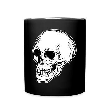 Skull Skeleton Skull Horror Cadeau d’Halloween - Mug uni - noir - Devant